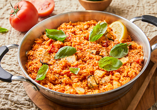 토마토 해물 빠에야