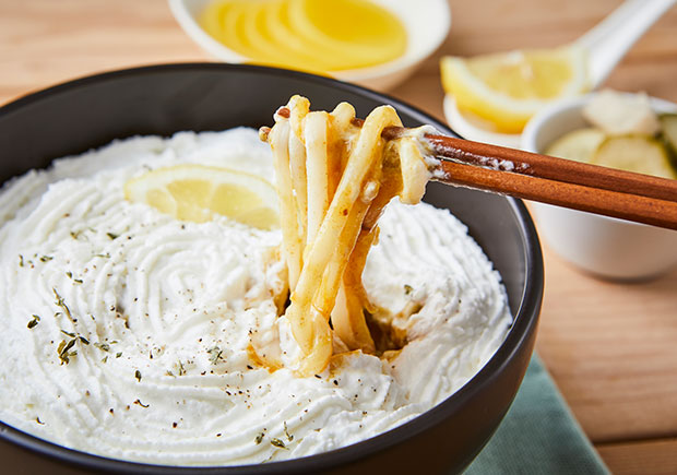 크림 카레 우동